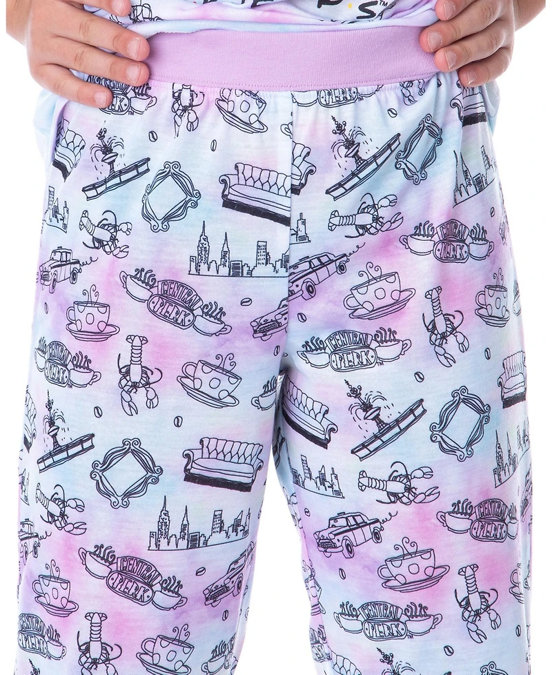 Friends Girl's (7-16) Tv Show Logo Rather Be Watching Kids Sleep Jogger Pajama Set