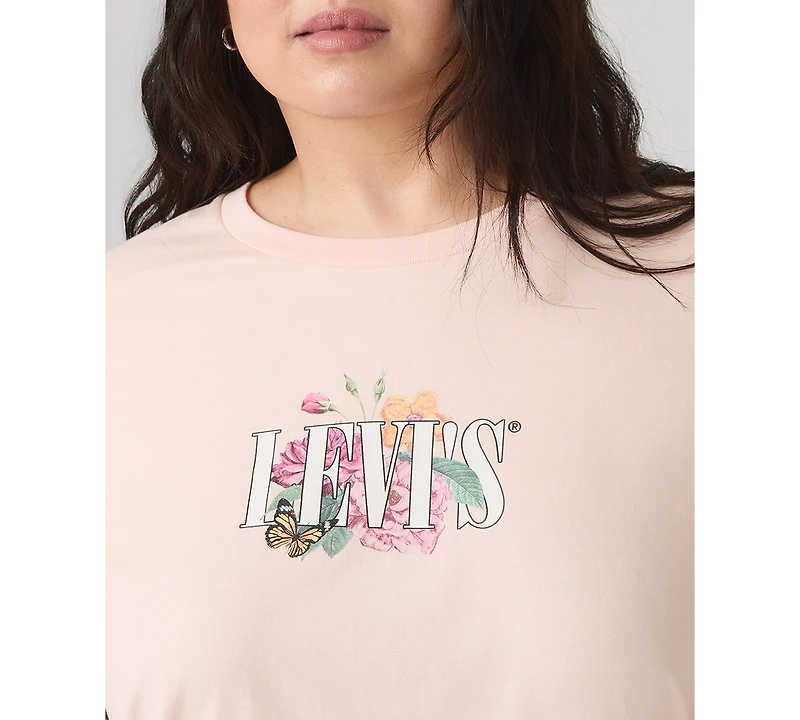 Levi's Trendy Plus Perfect Logo Cotton T-Shirt