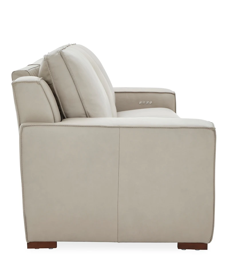 Aspen 2 Pm 3-Piece Leather Sofa Set (Laf Recliner, Raf Armless Chair), Macy's Exclusive