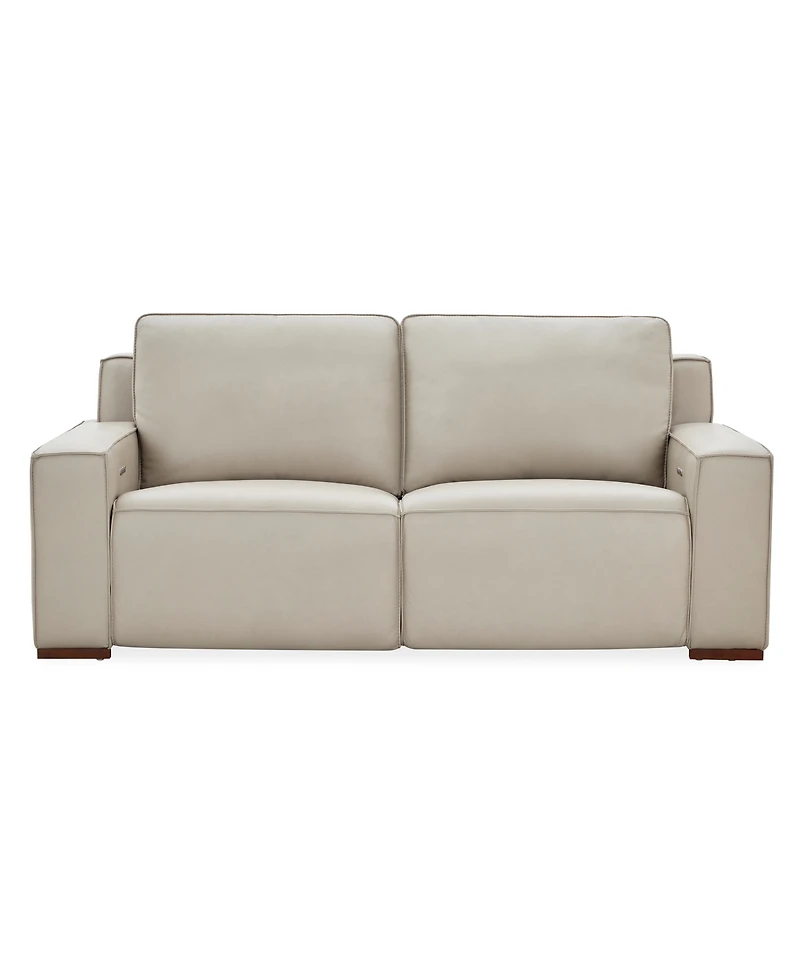 Aspen 2 Pm 2-Piece Leather Sofa Set (Laf Recliner, Raf Recliner), Macy's Exclusive