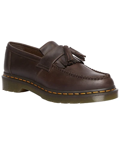 Dr. Martens Men's Adrian Yellow Stitch Tassel Loafers