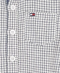 Tommy Hilfiger Baby Boys' Check Print Long-Sleeve Bodysuit and Pants, 2-Piece Set