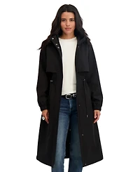 Tahari Womens Maxi Anorak Coat