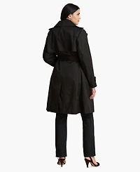 Lauren Ralph Plus Double Breasted Trench Coat