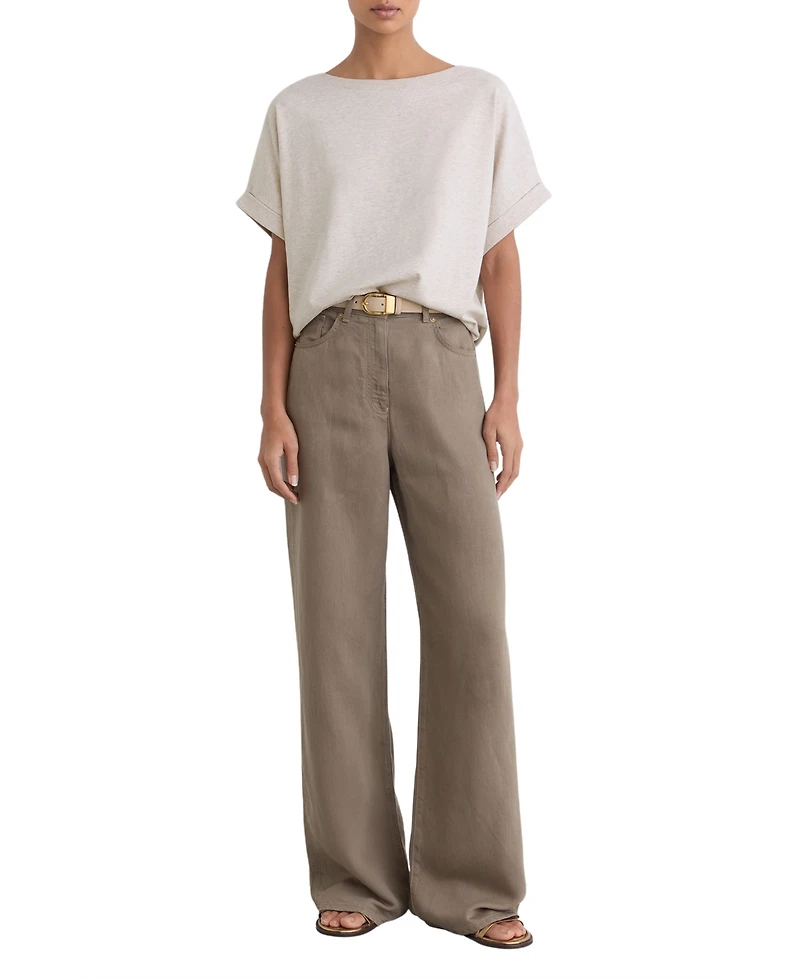 Reiss Women's Sia Boat Neck T-Shirt