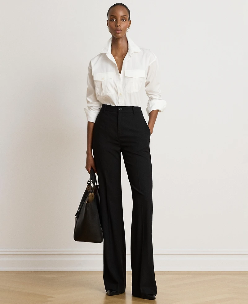 Lauren Ralph Women's Long-Sleeve Button-Front Shirt