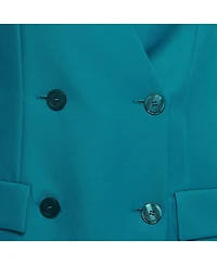 Pre-Owned Balenciaga Women's Gabardine Long Sleeve Blazer Dress