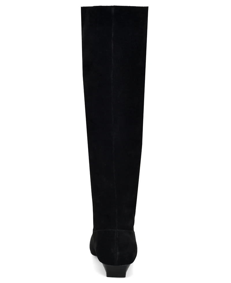 Nine West Women's Morisa Suede Dress Tall Boots