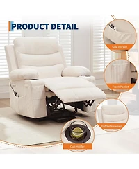 gaomon Power Lift Recliner Chair Massage & Heat, 135 Recline, Small-Space Use
