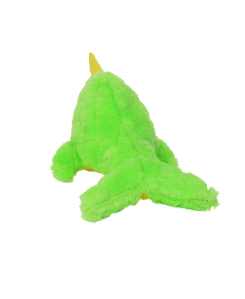 Mighty Arctic Narwhal, Durable Plush Squeaky Dog Toy