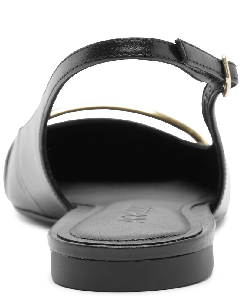 Arezzo Women's Margaret Buckle Ballet Flats