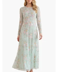 Needle & Thread Women's Garden Rose Long Sleeve Maxi Gown