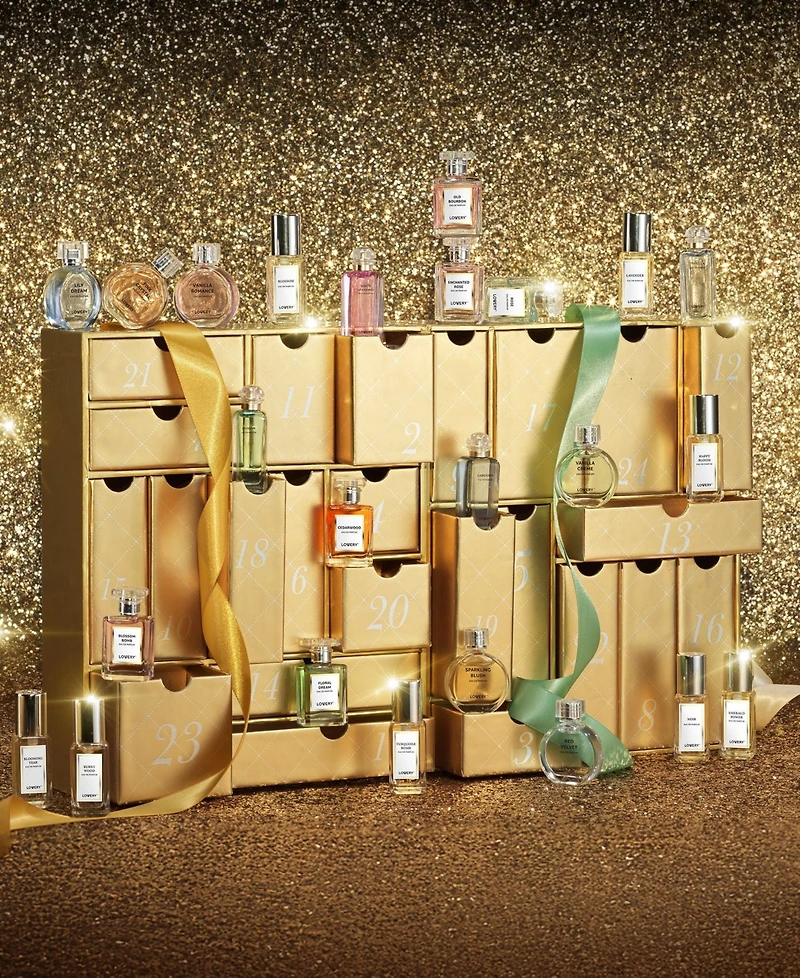 Lovery 24-Pc. Perfume Advent Calendar Set - Limited Edition Premium Eau de Parfum Gift Set