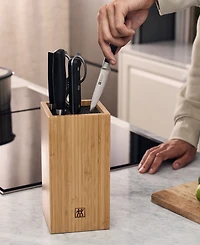 Zwilling Bamboo Bristle Knife Storage Block