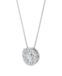 Macy's Igi Certified Lab-Grown Diamond Pendant Necklace (1 ct. t.w.) in 14k White Gold