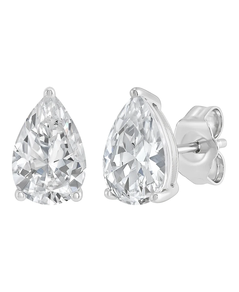 Macy's Igi Certified Lab-Grown Diamond Stud Earrings (2 ct. t.w.) in 14k White Gold