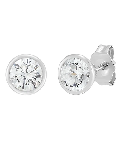 Macy's Igi Certified Lab-Grown Diamond Stud Earrings (1 ct. t.w.) in 14k White Gold