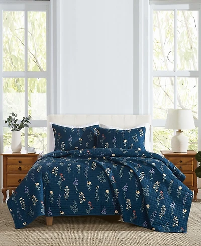 Cannon Avery Floral 2-Piece Quilt Set, Twin/Twin Xl