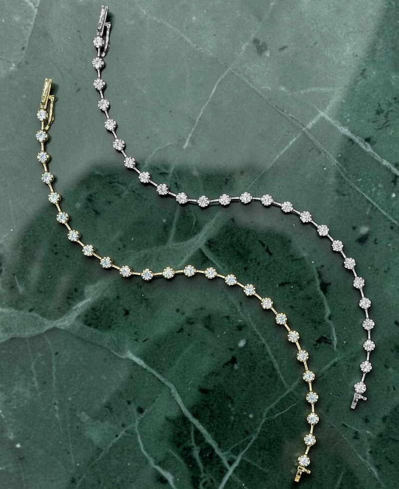Macy's Diamond Bracelet (2 ct. t.w.) 14k White Gold (Also Available Yellow Gold)
