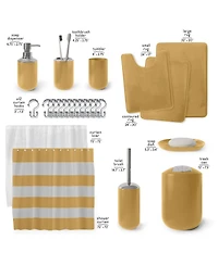 Clara Clark Complete Bathroom Set with Bath Rugs