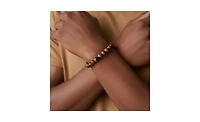 Kendi Amani Jasiri Tiger Eye Beaded Bracelet – Timeless Stretch Bracelet for Layered or Solo Wear