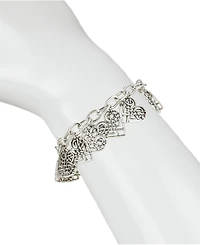 Patricia Nash Scandinavian Knot Collection Heart Charm Bracelet