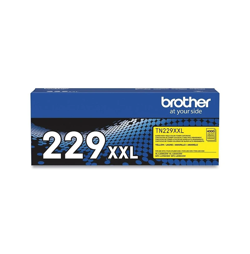 Brother TN229XXLY Super High-Yield Toner Cartridge for Brother Color Laser Printers