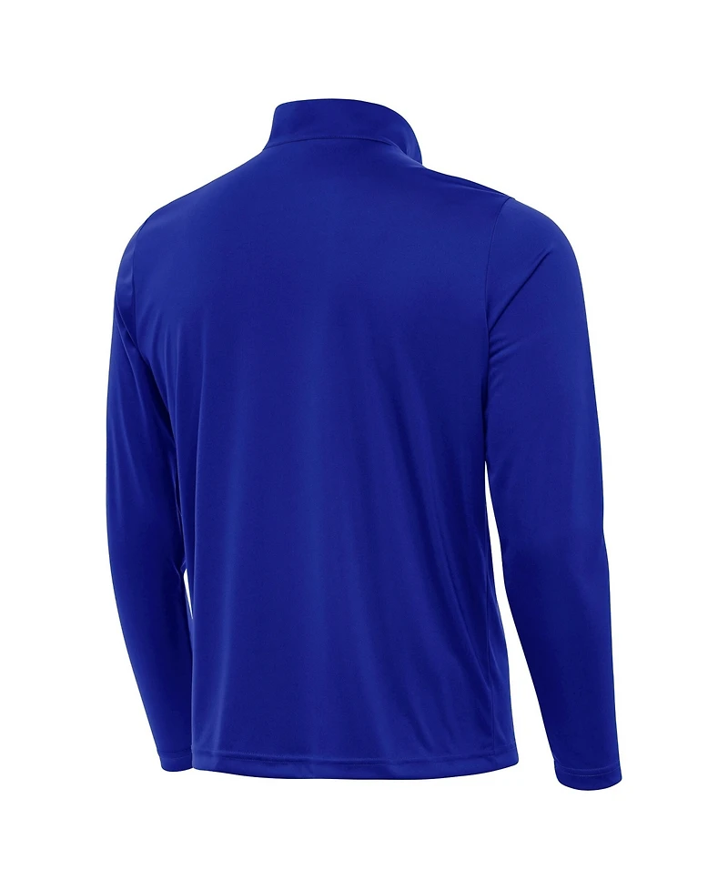 Antigua Men's Royal France National Team Statement Quarter-Zip Pullover