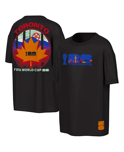 Outerstuff Men's Black Fifa World Cup 2026 Toronto Big City Poster T-Shirt