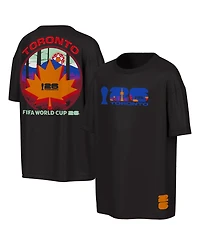 Outerstuff Men's Black Fifa World Cup 2026 Toronto Big City Poster T-Shirt