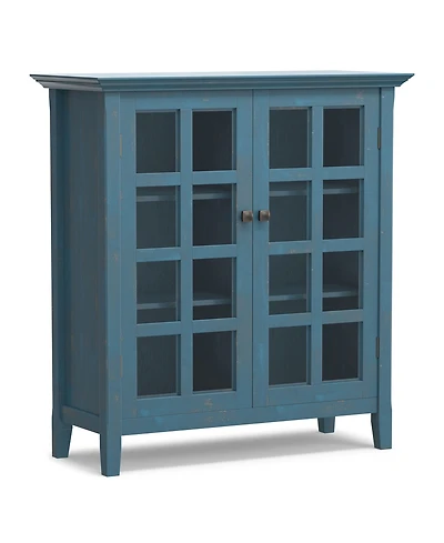 Simpli Home Acadian 42.2" Wood Medium Storage Cabinet