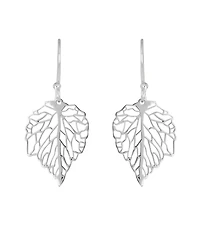 Macy's Laser Cut Maple Leaf Drop Earrings