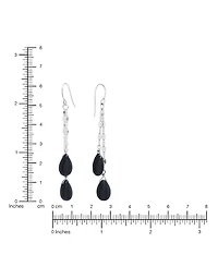 Macy's Double Teardrop Chain Drop Earrings