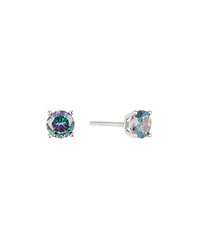 Macy's 5mm Mystic Cubic Zirconia Basket Stud Earrings