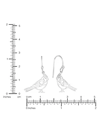 Macy's Laser Cut Cardinal Bird Drop Earrings
