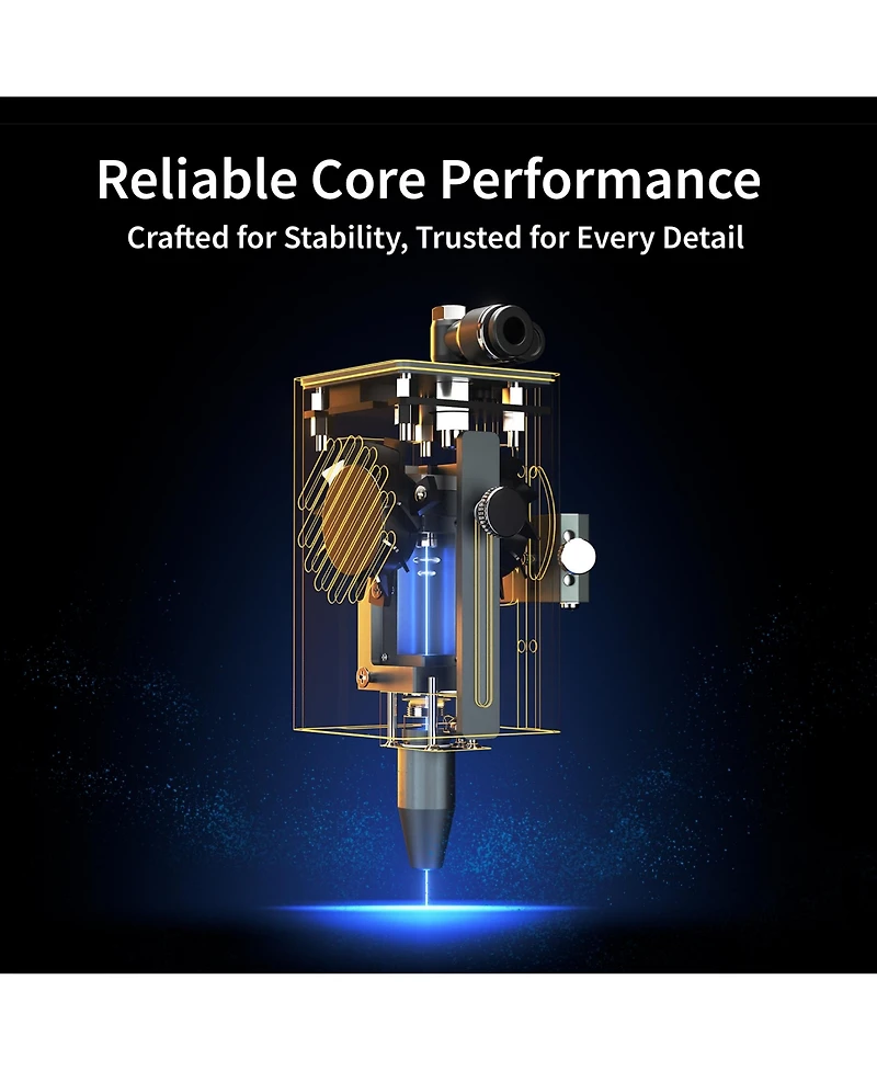 Ltmate Ortur R2 Enclosed 1.3W Laser Engraver,Smart Camera Positioning,WiFi App Control for Wood,Metal
