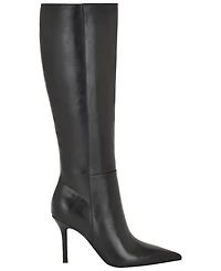 Nine West Women's Gerty Tall Wide Calf Stiletto Dress Boots