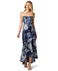 Adrianna Papell Women's Metallic Jacquard Sleeveless Dress