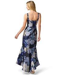 Adrianna Papell Women's Metallic Jacquard Sleeveless Dress