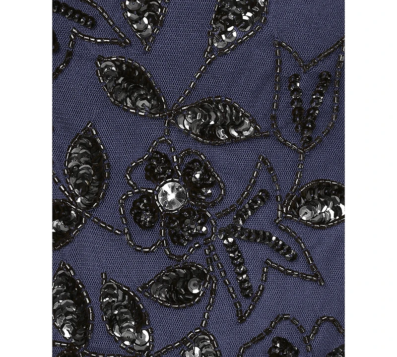 Adrianna Papell Women's Halter Neck Beaded Dress
