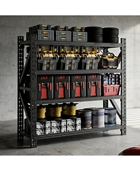 Streamdale Furniture 5000 Lbs Heavy Duty 4-Shelf Adjustable Metal Garage Storage Unit