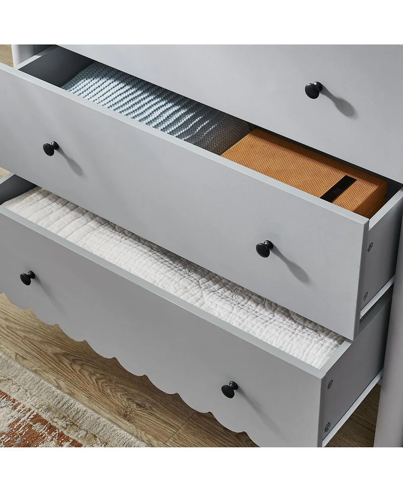 Modway Emmeline Scalloped 5-Drawer Chest