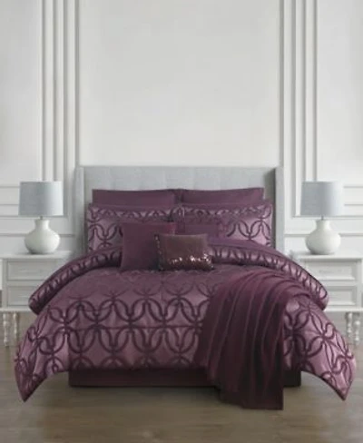 Macys Brooks 14 Piece Reversible Jacquard Microfiber Comforter Sets