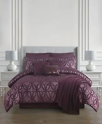 Macys Brooks 14 Piece Reversible Jacquard Microfiber Comforter Sets
