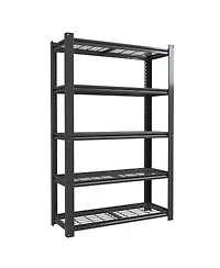 Streamdale Furniture 5-Tier Heavy Duty Adjustable Metal Mesh Storage Rack, 2000 Lbs Capacity