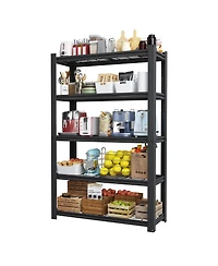 Streamdale Furniture 5-Tier Heavy Duty Adjustable Metal Mesh Storage Rack, 2000 Lbs Capacity