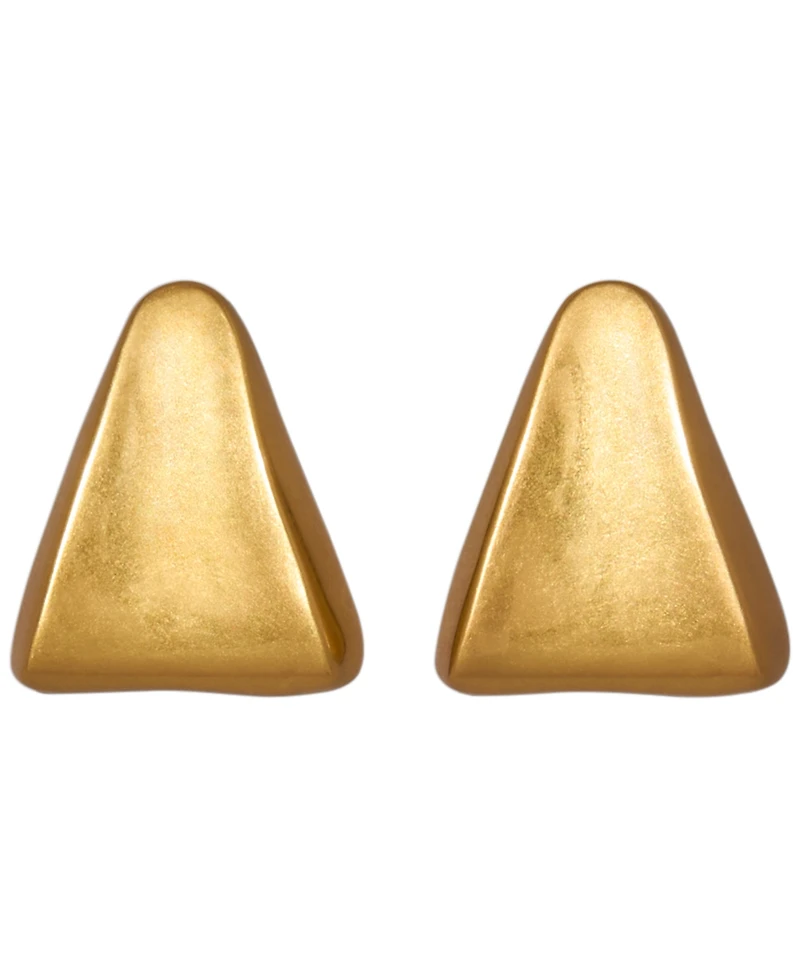 Donna Karan New York Gold-Plated Valley Stud Earrings
