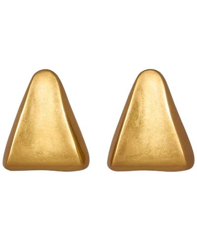 Donna Karan New York Gold-Plated Valley Stud Earrings