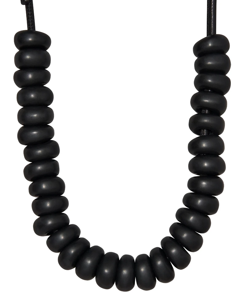 Donna Karan New York Black-Tone Resin Collar Necklace