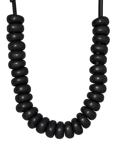 Donna Karan New York Black-Tone Resin Collar Necklace